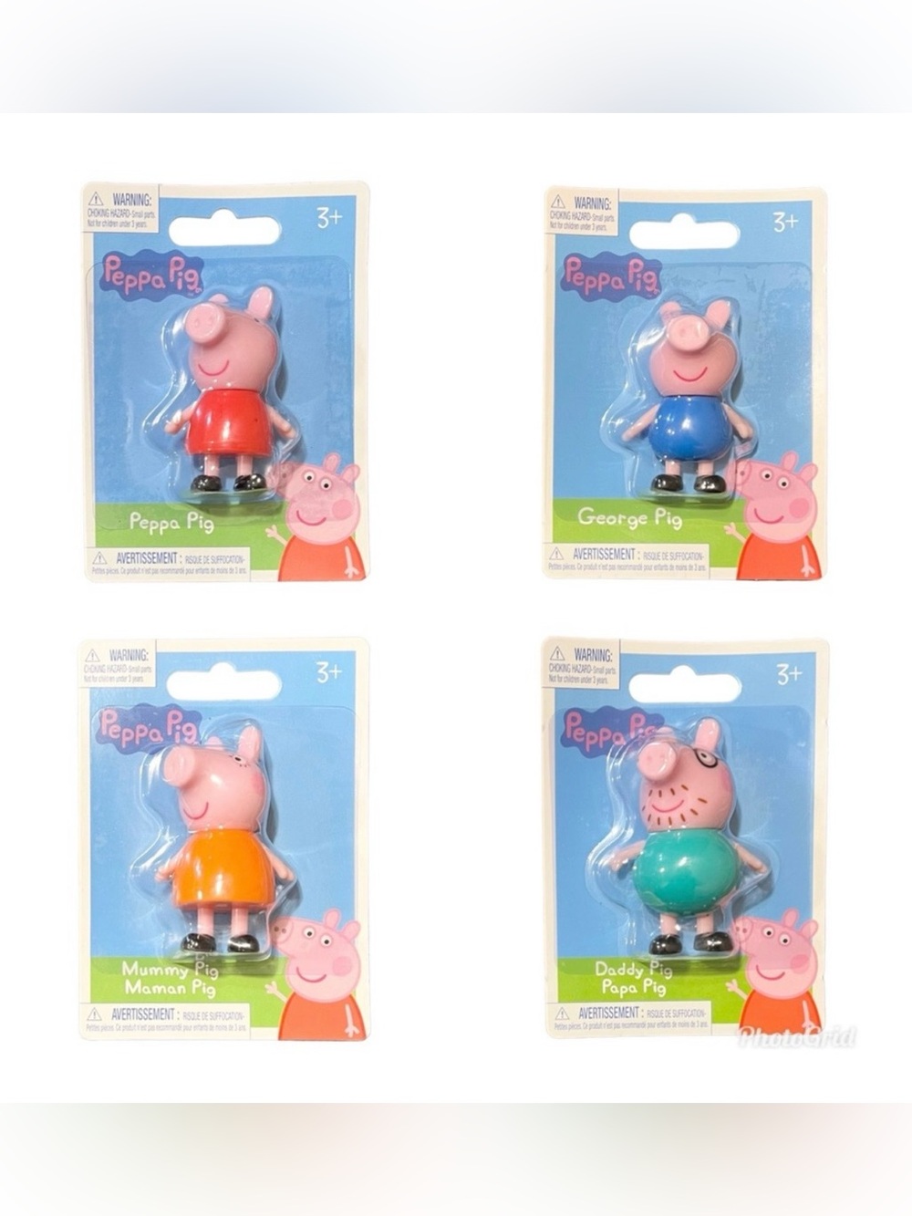 Peppa Pig Mini Figures Toys New Lot Of 4